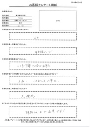 とても丁寧で安心出来た。大満足。