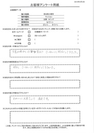 下見、作業ともに丁寧に対応してもらえた。施工内容もきれに出来ていて満足です！